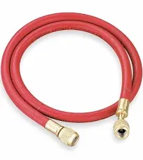 Yellow Jacket 21660 HAV-60 Red HVAC Charging Hose 60&#034; Suitable for R410A. B14