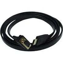 Plugable HDMI To VGA Adapter, 6ft (1.8m) Converter Cable