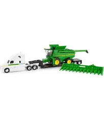 John Deere 1/64 S780 Combine with Semi #LP68846