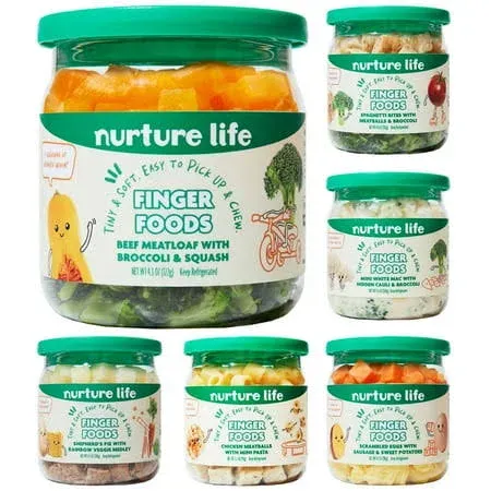 Nurture Life Healthy Finger Foods Favorites - 12-Meal Variety Pack - Organic Focus - Freshly Made - You Order It, We Make It - Shipped in Refrigerated Box