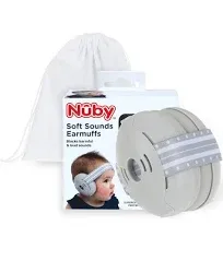 Soft Sounds Baby Earmuffs | White