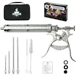 Iron Grillers Competition Pro Marinade Meat Injector Gun Flavor Kit