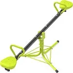 Teeter Totter Seesaw for Kids Outdoor for Ages 4-8 Toddler Seesaw Sit and Spin Teeter Totter Outside Outdoor Toys Swiveling 360 Degrees Rotating for Children Age 3 4 5 6 7 8 (Light Green)