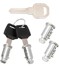 4-Pack Lock Cores Replacement for Thule Rack Core Key Cylinder