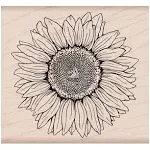 Hero Arts K6288 Wood Stamps, Hero Florals Sunflower