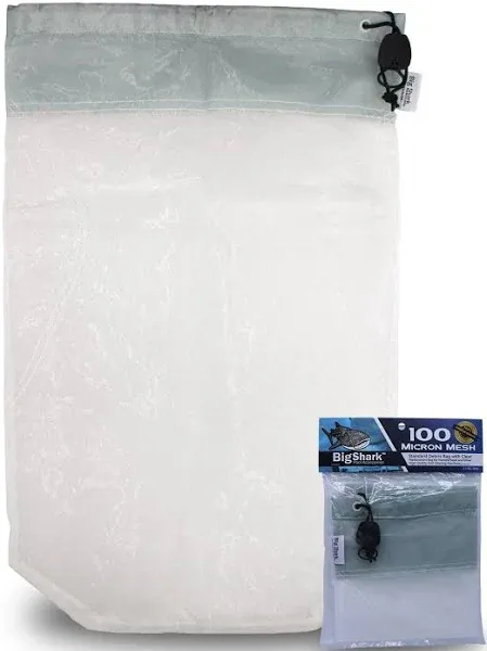 Pool Debris Leaf Cleaning Vacuum Replacement Mesh Nylon Bag 15" X 24.5" 100 Micron