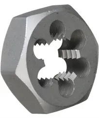 Drill America m11 X 1.5 Carbon Steel Hex Rethreading Die, DWT Series