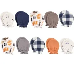 Hudson Baby Unisex Baby Cotton Scratch Mittens