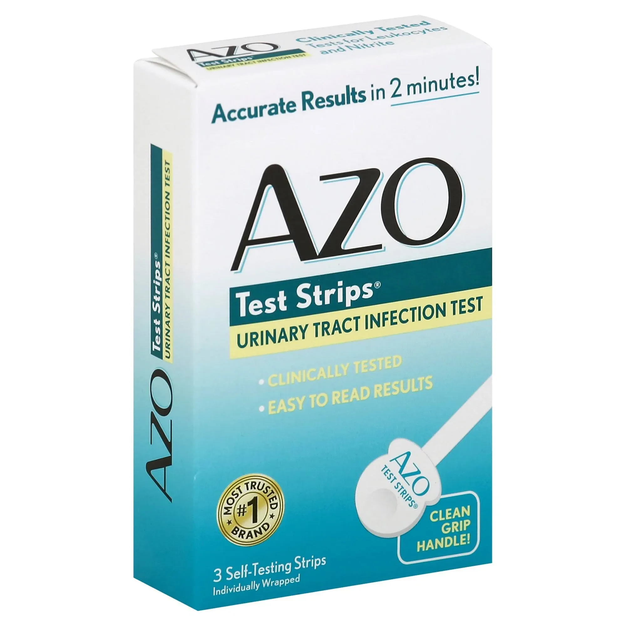 AZO Urinary Tract Infection Test Strips, 3 Self- Testing Strips