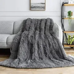 Uttermara Weighted Blanket Queen Size 15 Pounds for Adults, Sherpa Faux Fur