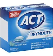 Act Dry Mouth Lozenges Mint