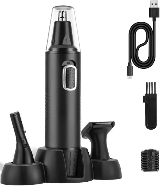 AREYZIN 3-in-1 Versatile Rechargeable Nose Hair Trimmer