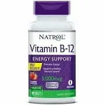 Natrol Vitamin B12 Fast Dissolve Tablets, Strawberry Flavor, 5,000mcg, 100 Count