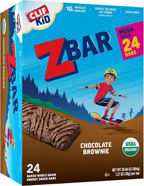 CLIF KID ZBAR Bars Chocolate Brownie