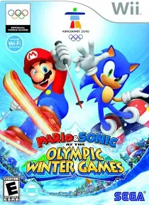 Mario &amp; Sonic at the Olympic Winter Games (Wii, 2009) Tested And Works Wii