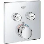 Grohe 29141000 Grohtherm SmartControl Dual Function Thermostatic Trim with Control Module - Chrome