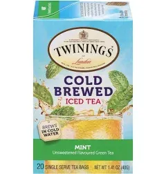 Twinings of London Green Cold Brewed Iced Tea with Mint