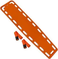 ASA Techmed Spine Board Stretcher, Patent Transfer EMT Backboard Immobilization, Base Board Black