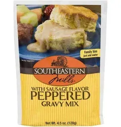 Southeastern Mills Peppered Gravy Mix with Sausage Flavor