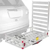 Silver Spring Hitch Cargo Carrier 500 Lb Weight Capacity+Alumi<wbr/>num+Lightweigh<wbr/>t