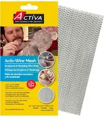 Activa Activ-Wire Mesh Sculptural & Modeling Wire Mesh - Large Weave, 12" x 24"