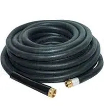 Apache 98108806 75 Foot Rubber Garden Water Hose with Brass Fittings (Open Box)