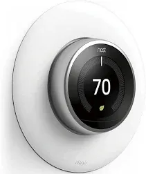 Google Nest Learning thermostat Wall Plate Cover - elago® [Matte Dark Grey] (E)