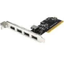 Internal USB 2.0 PCI Card, 5 Port (4 External & 1 Internal) PCI Expansion to USB 2 Adapter Hub Controller, High Speed 480Mbps for Desktop