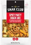 Snak Club Spicy Party Snack Mix, 6.75 Ounce (Pack of 6)