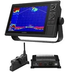 Garmin GPSMAP 1222 Livescope Plus Bundle with LVS34 Transducer: Ultimate Navigation and Sonar Solution for Boaters