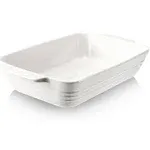 AISBUGUR Casserole Dish Ceramic Baking Dish Casserole Dishes for Oven 9x13 Baking Dish with Handles Deep and Large Capacity Baking Dish for Casseroles