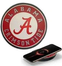 University of Alabama Qi Wireless Charger with Illuminated Bama Logo &amp; Powerbank