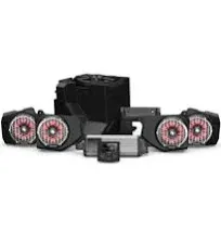 Rockford Fosgate PMX-1, Front &amp; Rear Speakers Kit for 2018+ Polaris Ranger