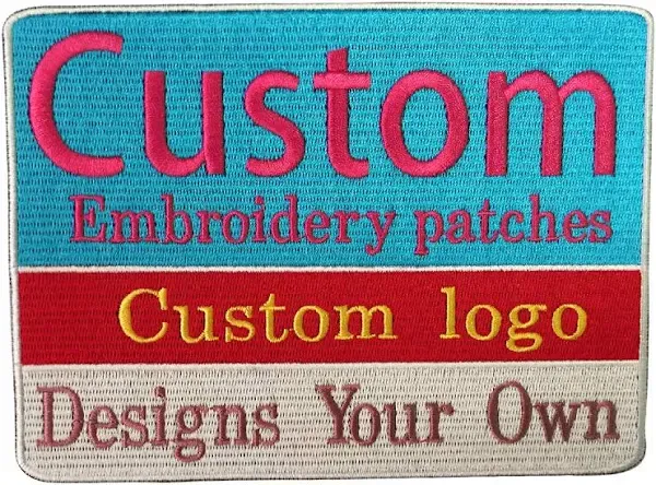 Personalized Embroidery Patches Custom Decorative Patches for Caps Hats Bags Backpacks Clothes Vest Military Uniforms Tactical Gears Iron on Sew on Hook & Loop Fasten