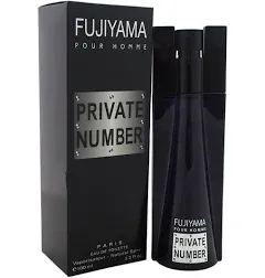 Fujiyama Private Number by Succes De Paris Eau De Toilette Spray 3.3 oz for Men