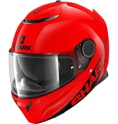 Shark Spartan 1.2 Blank Helmet, Red