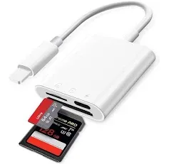 SD Card Reader for /iPad,Micro SD Card Adapter,Memory SD Card Reader Trail Ca...