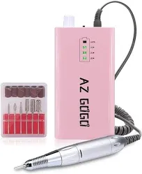 30000RPM Portable Nail Drill Machine AZ GOGO Professional Rechargeable Electric