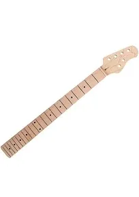 Electric Guitar Neck,Maple 22 Frets Fingerboard Compatible 4X2 Headstock for ST 