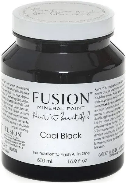 Fusion Mineral Paint 500 ml Coal Black