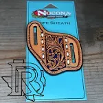 Nocona Blue Floral Knife Sheath