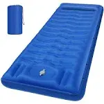 GLMNES Sleeping Pad, Ultralight Thicken Inflatable Sleeping Pad for Camping, Built-in Pump