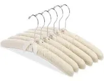 Whitmor Canvas Padded Hangers (Set of 6)