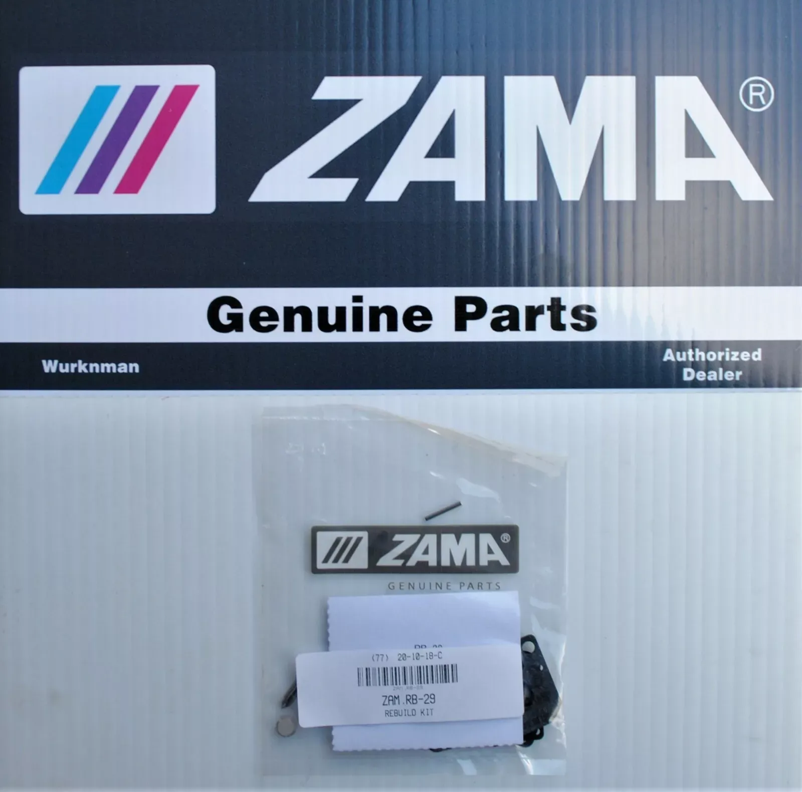 GENUINE ZAMA # RB-29 CARBURETOR REPAIR KIT for C1U-H12 H18 M35 P5 P6 P7 CARBS