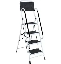 Support Plus Folding 4-Step Safety Step Ladder