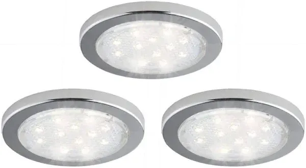 3-Pack Under-Cabinet LED Puck Light