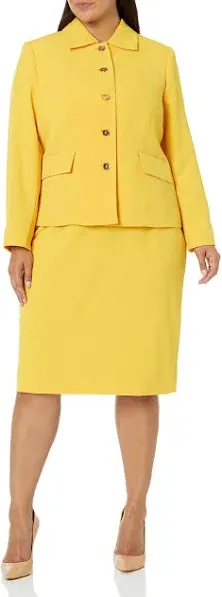 Le Suit Women's Jacket/Skirt Suit