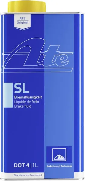 ATE 0009890807, 705851 Brake Fluid; DOT 4; 1 Liter Container SKU: 1410781-0009890807 - Mercedes | 00004321082 000989080101 000989080701 000989080710