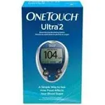 Blood Glucose Meter OneTouch Ultra 2 5 Second Results Stores Up to 500 Results No Coding Required (Ea/1)