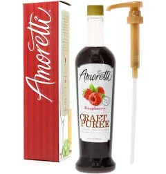 Amoretti Raspberry Craft Puree 6 Gallon (55 lb.)